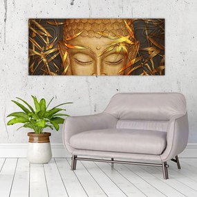 Kép - arany Buddha (120x50 cm)