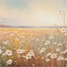 Dekoratív Fotótapéta Flizelin a Hálószobába Virágos rét 250x250 Ragasztó