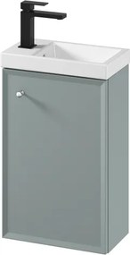 Cersanit S801-570 -Falra szerelhető fürdőszobai szekrény mosdóval MILLE 40x22 cm menta