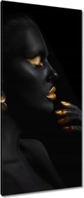 Vászonkép 55x115 Smink gazdagon Arany