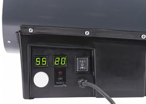 Gázüzemű hőlégfúvó termosztáttal és LCD kijelzővel 25KW PM-NAG-25GLN