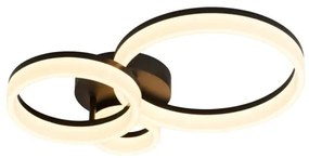 Searchlight 62793BK - Dimmelhető LED mennyezeti lámpatest TRIPLE LED/25W/230V