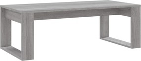 vidaXL szürke sonoma szerelt fa dohányzóasztal 102x50x35 cm