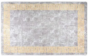 szürke csúszásmentes mosható szőnyeg 160 x 230 cm