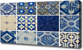 Vászonkép Portugál csempék 120x60 cm