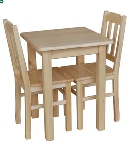 Étkezőasztal kocka 60x60 natúr