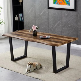 Étkezőasztal 180×90 cm, MDF, Old Wood. HT-F4218 OLW