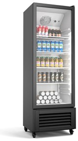 Klarstein GrandCooler italhűtő, 270 l, LED világítás, kerekekkel, 4 polccal