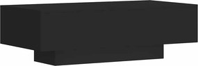 vidaXL fekete szerelt fa dohányzóasztal 100x49,5x31 cm