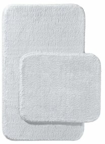 Világosszürke fürdőszobai kilépő szett 2 db-os 50x90 cm Plush – Mila Home