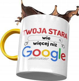 Sárga Bögre A Régi Több, mint Google Nyomtatott Fotóval