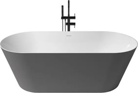 Leman kád_80x180_Plata Metallic/Blanco Brillo