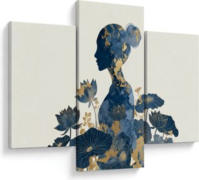 Kép - Márvány női profil (90x60 cm)