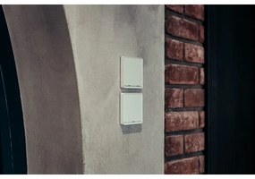 Immax NEO 07507L - Kapcsoló 2-gombos SMART 1xCR2430 Zigbee 3.0 Tuya