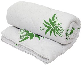 Aloe Vera Essence Szett, mikroszálas párna 50x70 cm és steppelt paplan 350g/nm, 140x200 cm