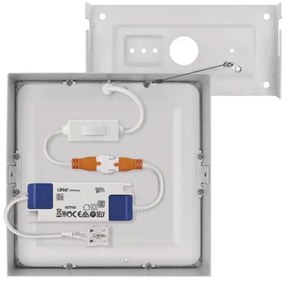 LED Mennyezeti lámpa LED/12,5W/230V 3000/3500/4000K 17x17 cm fehér