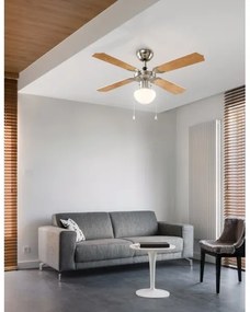 Eglo 56035 - LED mennyezeti ventilátor 1xE27/4,9W/230V átm. 106,6 cm