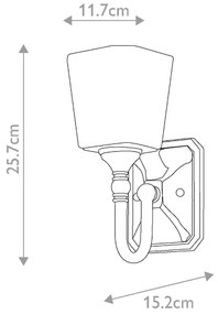 Elstead FE-CONCORD1-BATH - LED Fürdőszobai lámpa CONCORD 1xG9/3W/230V IP44