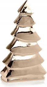 Kerámia karácsonyfa arany karácsonyi figura 23 cm