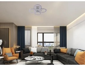 LED Dimmelhető felületre szerelhető csillár LED/55W/230V 3000-6500K + távirányító