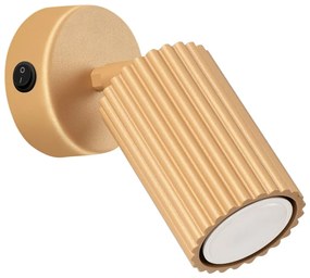 Sollux SL.1560 - Fali spotlámpa KARBON 1xGU10/10W/230V arany