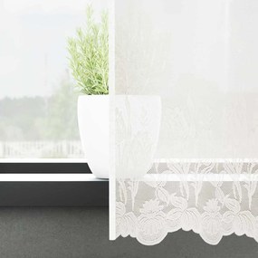 Függönyök függönyökkel Fehér 750 x 300 cm Poliészter
