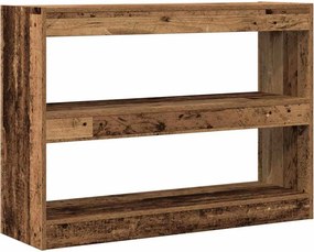 vidaXL Könyvszekrény Régi fa 100 x 30 x 72 cm Faanyag