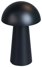 Rabalux 76036 - MIREO kültéri LED lámpa, érintős, dimmelhető, 1,5 W/5 V, IP44, 1200 mAh, USB, fekete