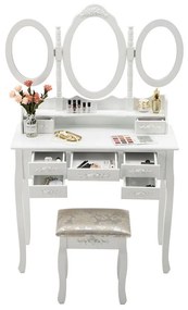 Fésülködő asztal Milano, több színben-fehér