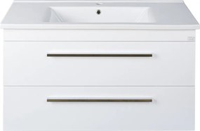 TMP VIVA 100 fali fürdőszobabútor - Sanovit ATRIA 9100 porcelán mosdóval - 101 x 46 cm