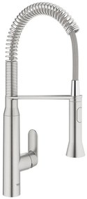 GROHE 31379DC0 - K7 konyhai csaptelep, rozsdamentes acél