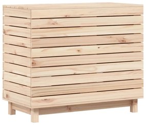 tömör fenyőfa szennyestartó láda 88,5 x 44 x 76 cm