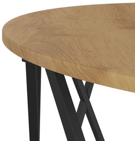 Kávézóasztal Kézműves Tölgy 31.5x31.5x16.5 inch Mérsékelt Fa