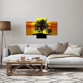 Egy fa sziluettjének képe (90x60 cm)