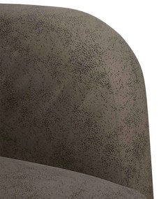 sötétszürke műbőr kanapé szék karfával 54 cm