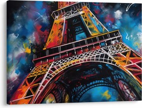 Kép - Az Eiffel-torony festménye II. (70x50 cm)