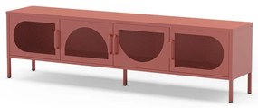 Téglavörös TV-állvány 180x50 cm Tayra – Marckeric