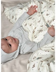 Világossárga bio pamut gyerek ágyneműhuzat babaágyhoz 70x100 cm Sea Garden – Cam Cam Copenhagen