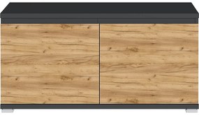 Ülőkés cipőtartó tölgyfa dekorral Lissabon - Germania
