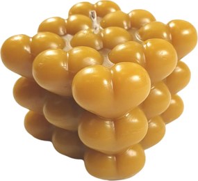 Dekorációs gyertya méhviasz Szívecske Kocka méhviasz