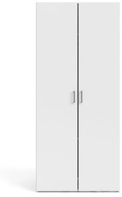 Space fehér ruhásszekrény, 78 x 175 cm - Tvilum