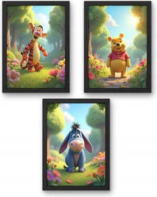 Három darabos poszter szett Micimackó A4-es méret