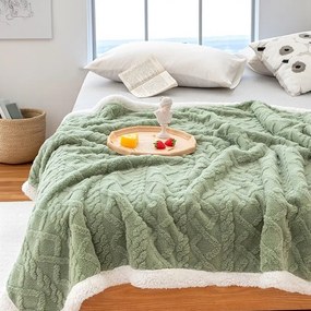 Meleg bárány takaró Homa KOBELA GREEN