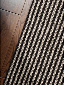 Fekete kézi szövésű juta szőnyeg 160x230 cm Harvest Ebony – Elle Decoration