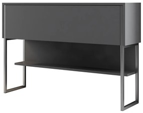 Komód Luxe - Silver, Anthracite
