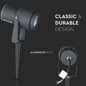 LED Kültéri lámpa LED/12W/100-240V IP65 3000K szürke