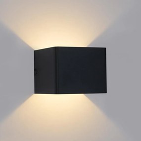 Brilagi - LED kültéri fali lámpatest DONNANI LED/5W/230V 10 cm fekete IP44