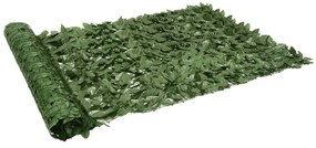 sötétzöld leveles erkélyparaván 200 x 150 cm