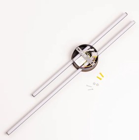Brilagi - WOODY COLLINE LED 15W 230V falikar 80 cm tölgy-dió