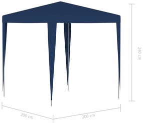 kék rendezvénysátor 2 x 2 m
